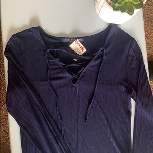 NWT Navy blue top